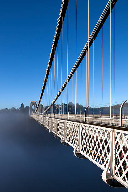 co znajduje się pod - bristol england bridge clifton suspension bridge suspension bridge zdjęcia i obrazy z banku zdjęć