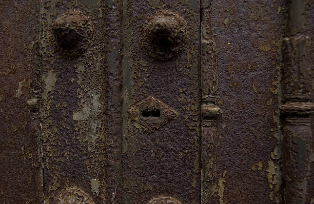 Rust Keyhole stock photo