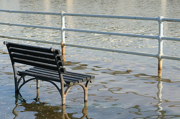 istock Park Bench in Flood Water 152962853