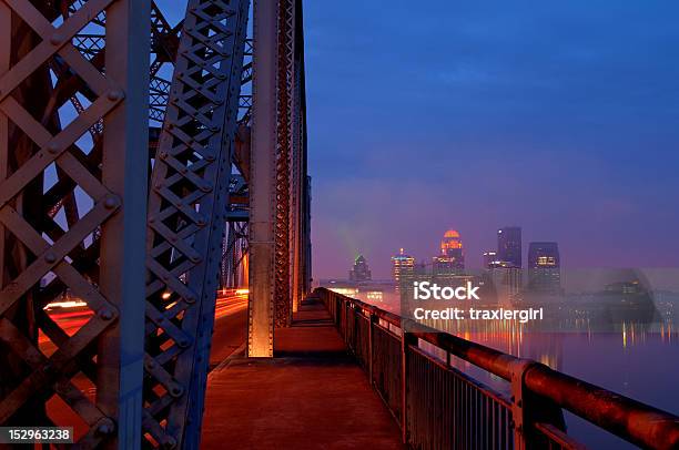 Rush Hour In Louisville Kentucky Skyline At Sunrise Stock Photo - Download Image Now