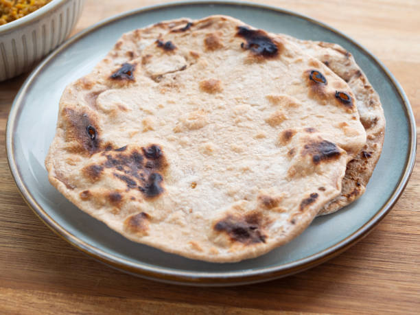 istock Indian wheat flour flat chapati bread 1529637188