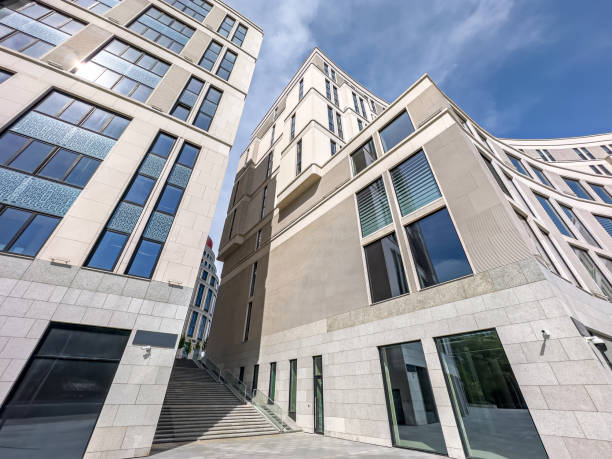 istock modern office buildings on a sunny day against blue sky. 1529637199
