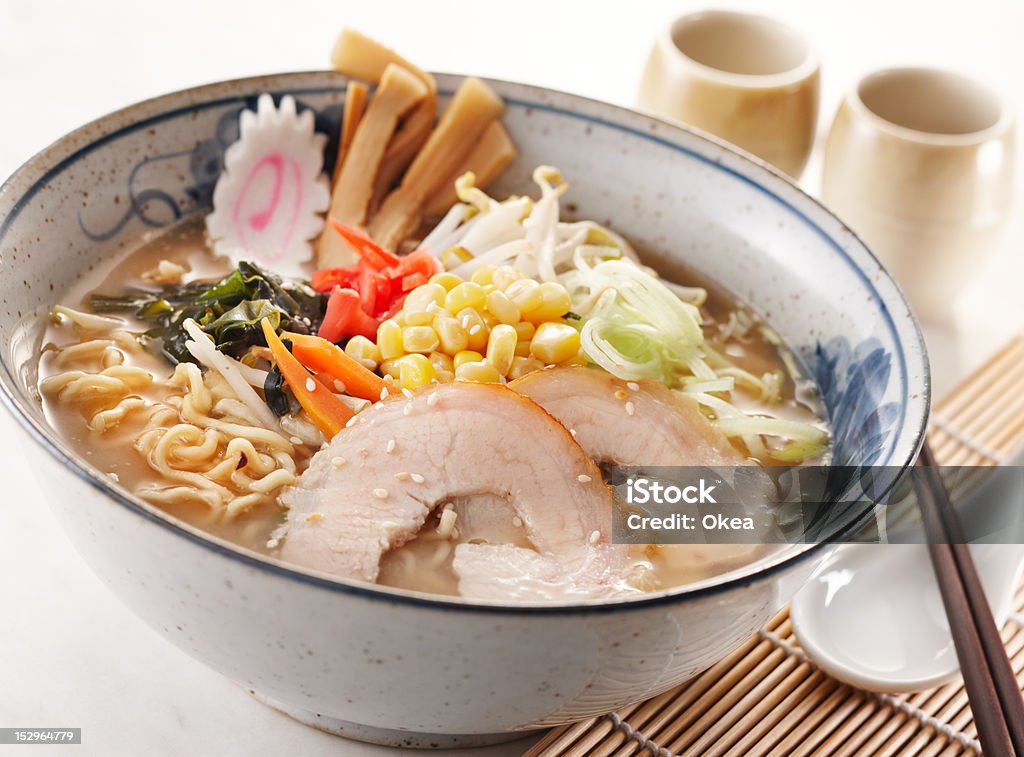 miso ramen delicious miso ramen, shallow depth of field Fine Dining Stock Photo