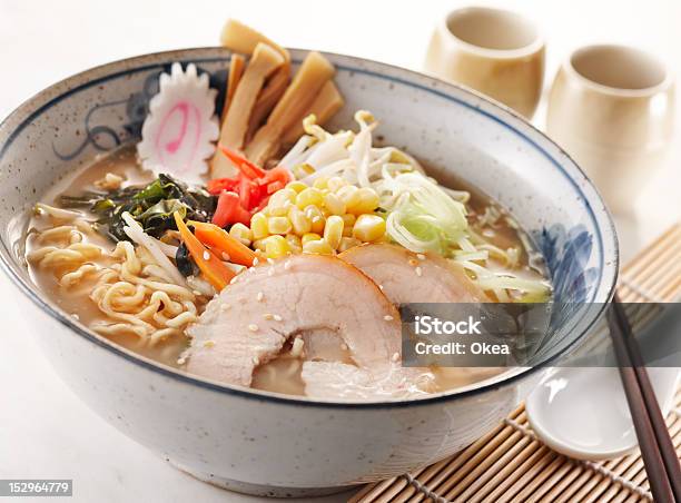 Miso Ramen Stock Photo - Download Image Now - Fine Dining, Food, Gourmet