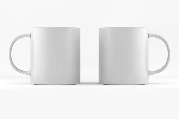 Two Coffee cup ready for branding