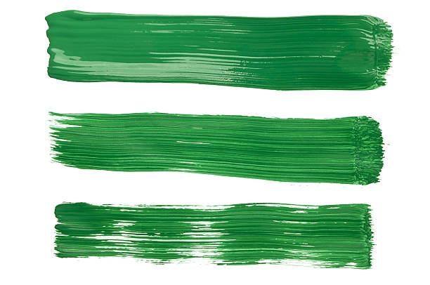istock Brushstrokes from green paint 152966468
