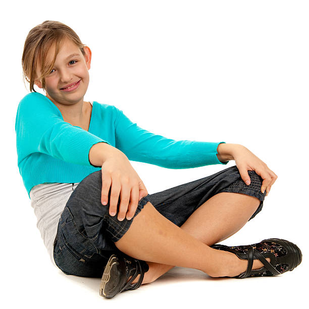istock Funky young girl isolated on white background 152966802