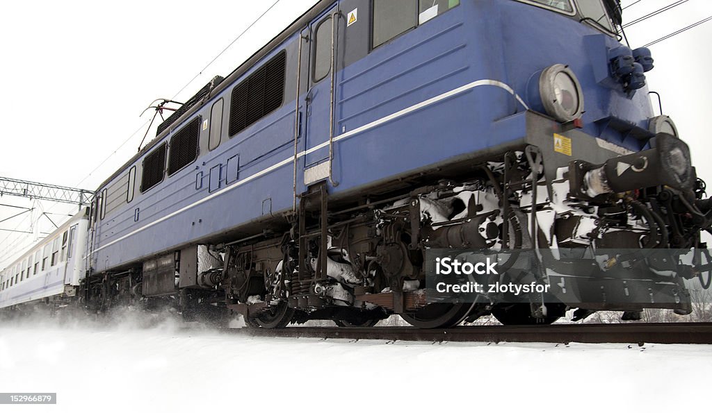 Azul locomotora - Foto de stock de Azul libre de derechos