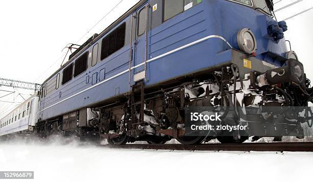 Azul Locomotiva - Fotografias de stock e mais imagens de Azul - Azul, Comboio, Fotografia - Imagem