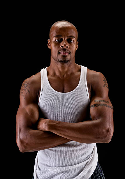 istock Muscular African American 152967696