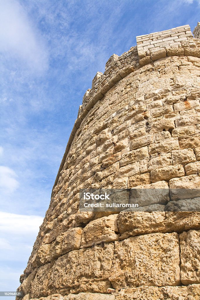 Parete Torre di Castello di Venezia - Foto stock royalty-free di Ambientazione esterna