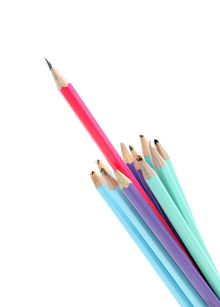istock the leader concept, red pencil 152968323