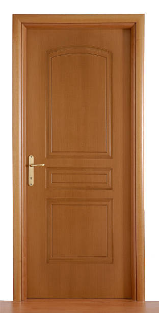 istock wooden door isolated 152968497