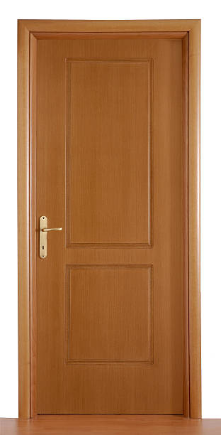 istock wooden door isolated 152968503