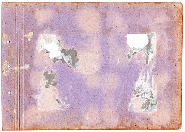 빈티지 포토서제스트 앰범 종이 시트 스톡 사진
