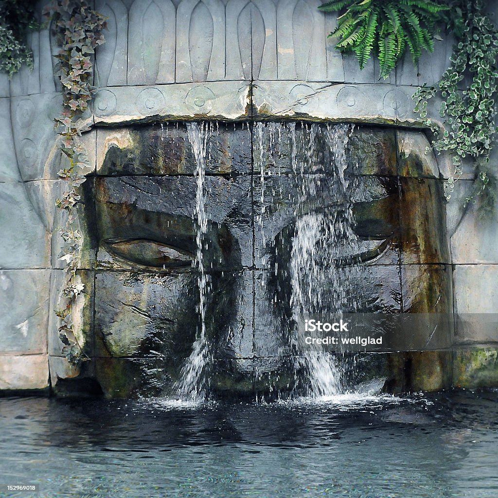 Ruínas cascade - Foto de stock de Asteca royalty-free