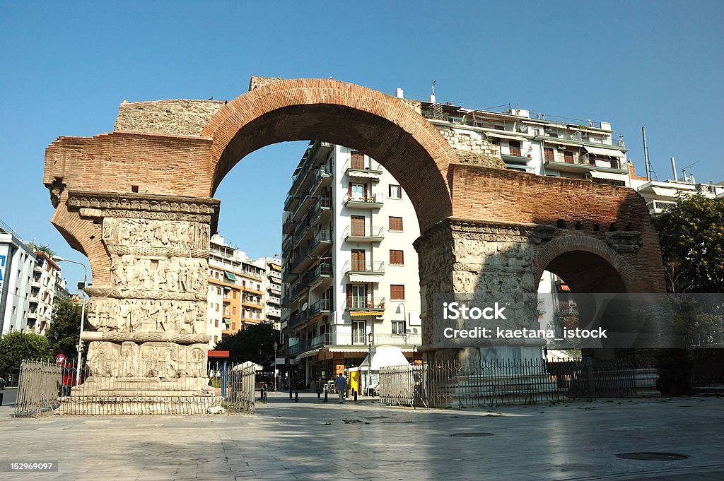 Arco di Galerio a Salonicco, Grecia, sito patrimonio dell'unesco - Foto stock royalty-free di Salonicco