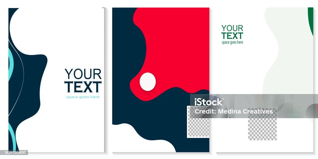 Abstract Background For Post Set Of Abstract Template Post For Social Media Background Stock ...