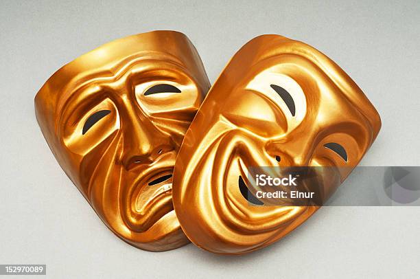 Masks With The Theatre Concept Stock Photo - Download Image Now - Arts Culture and Entertainment, Carnival - Celebration Event, Comedy Mask