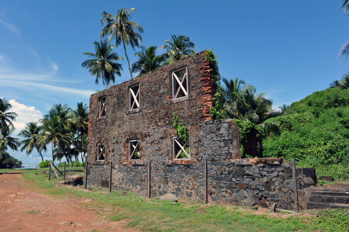 In this building, manual work had been carried on by the prisoners in order to make tools as well as anything else useful to the penal colony.