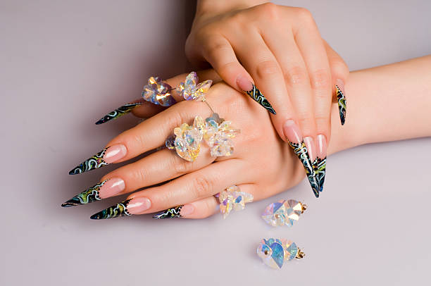 istock Woman's hand with French manicure 152971462