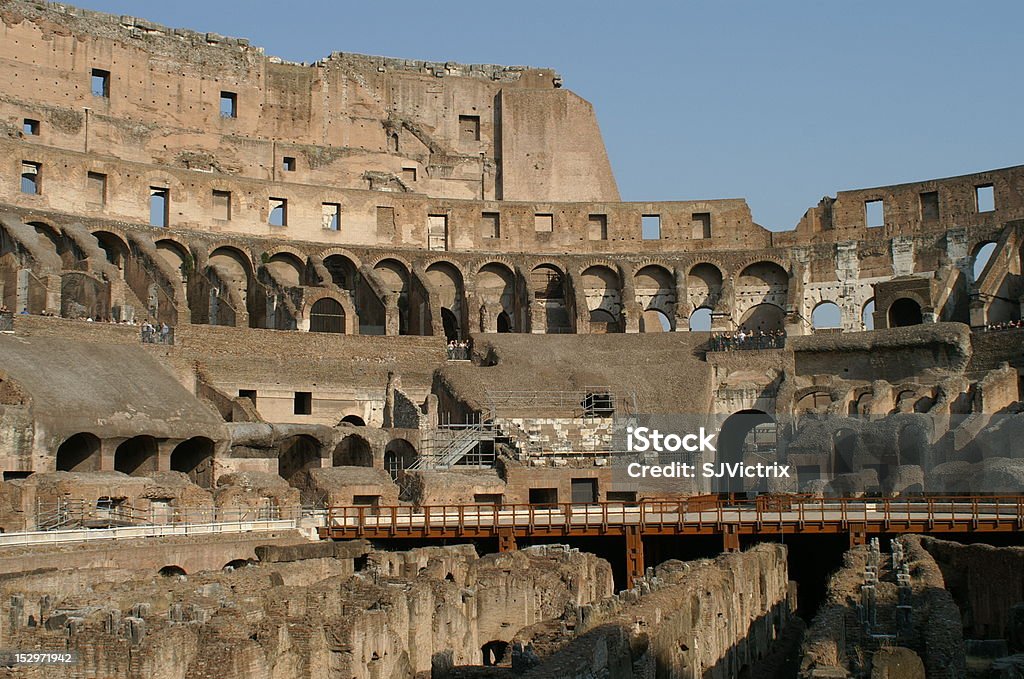 Interior de Colosseum - Royalty-free Anfiteatro Foto de stock