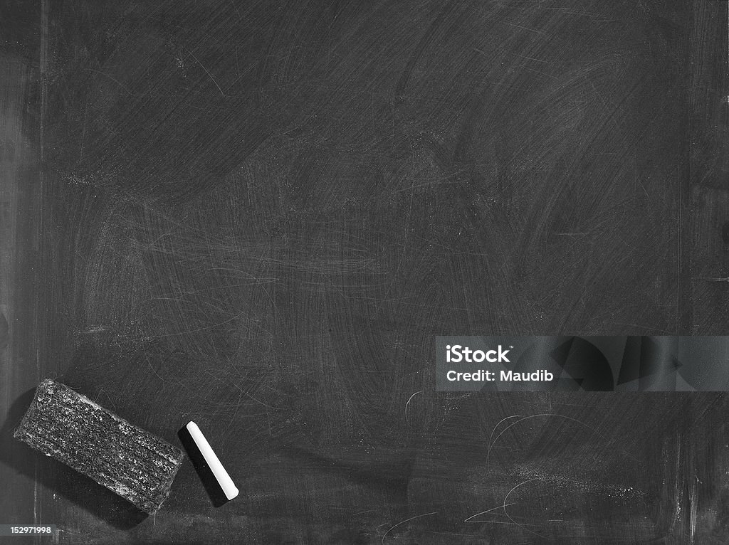 Tableau noir - Photo de Bâton de craie libre de droits