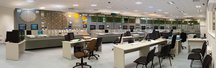 Control room of a russian nuclear power generation plant