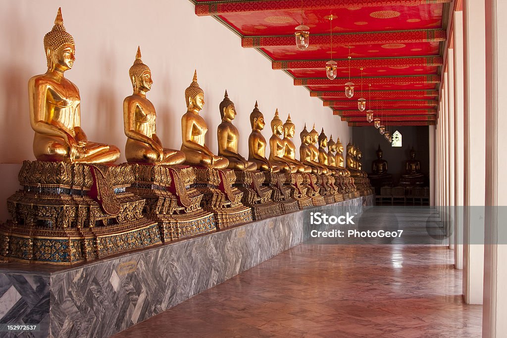 Wat Pho Statues of Buddha in Wat pho temple, Bangkok, ThaÃ¯land Bangkok Stock Photo