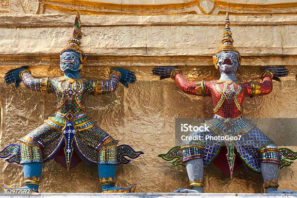 Wat Phra Kaeo Stock Photo - Download Image Now - Bangkok, Gold - Metal, Gold Colored