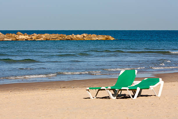 istock Sun chairs in Tel Aviv 152972835