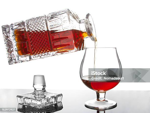 Pouring Cognac Stock Photo - Download Image Now - Alcohol - Drink, Bottle, Brandy