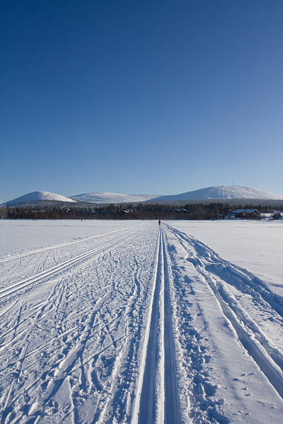 istock Skiing Track at Yllas, North Finland 152973018
