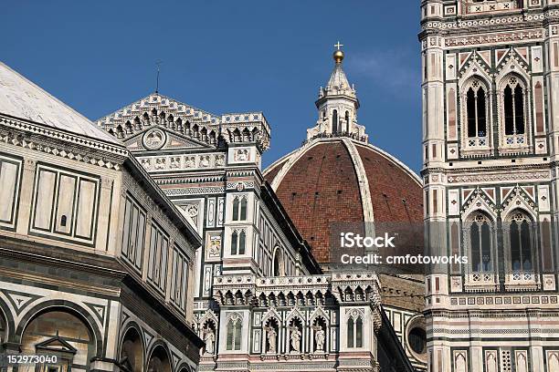 Cathedral Santa Maria Del Fiore In Florence Stock Photo - Download Image Now - Architectural Dome, Art, Art And Craft