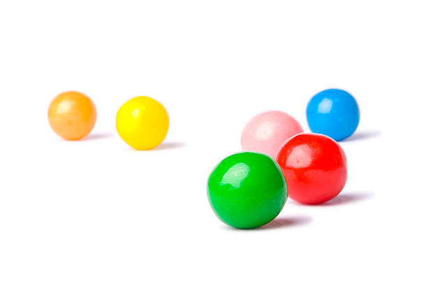 istock Colorful balls on a white background 152973676