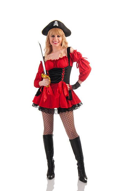 istock Pirate woman with sword 152974556