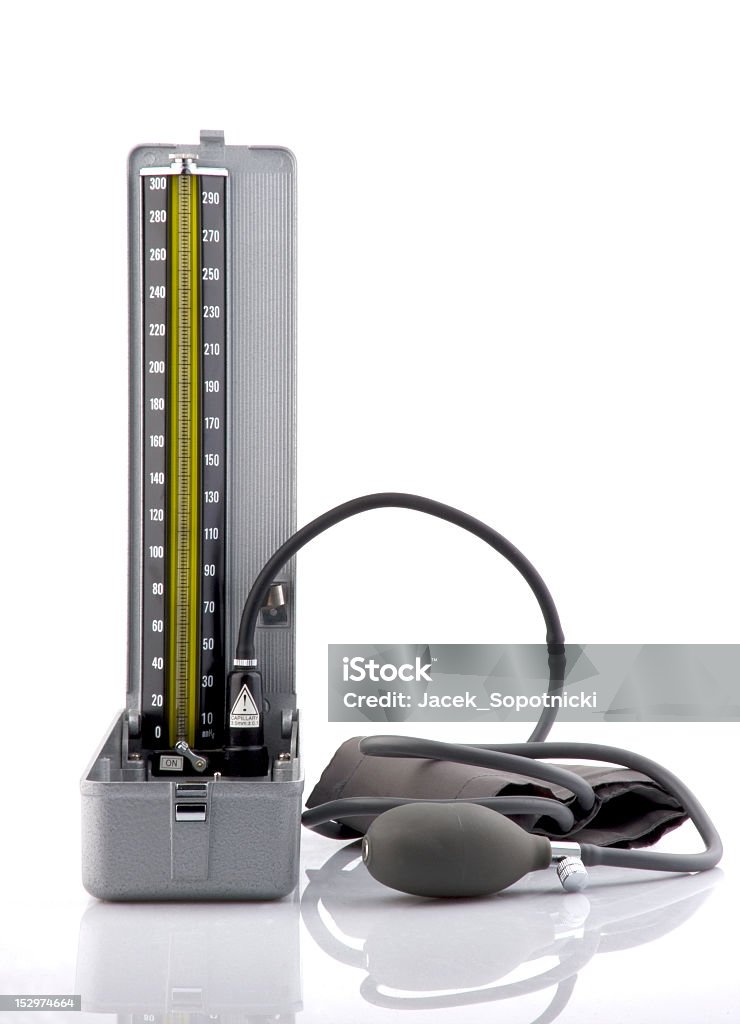 Antigo Medidor de Tensão Arterial-Manómetro - Royalty-free Machinery Foto de stock