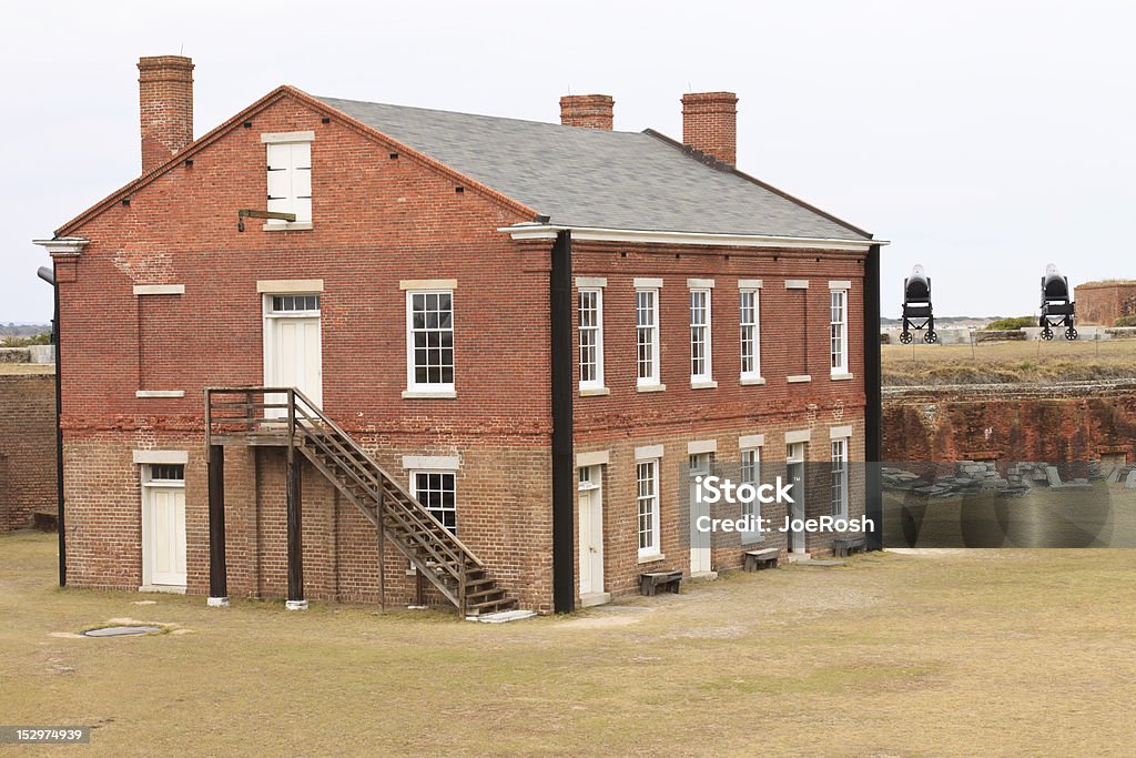 American Civil War Era Fort A fort in the southern USA dating back to just before the American Civil War. Army Stock Photo