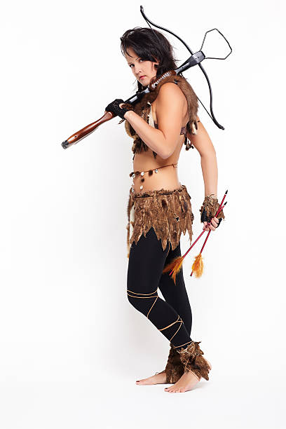 istock woman with arbalest 152975516