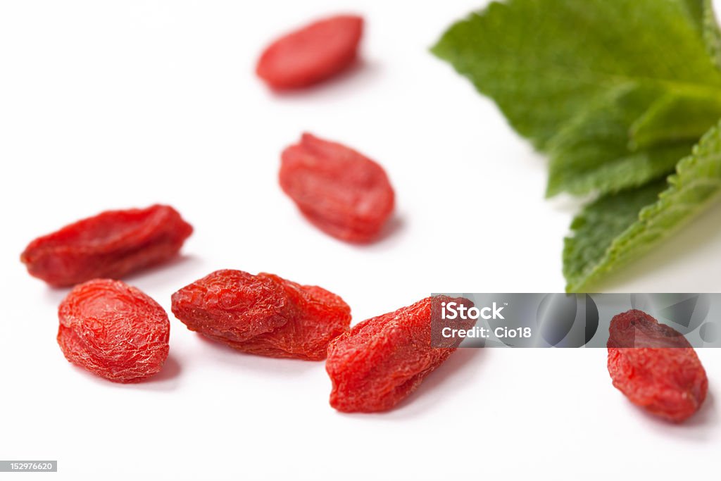 Rote Getrocknete goji-Beeren in Nahaufnahme - Lizenzfrei Abnehmen Stock-Foto