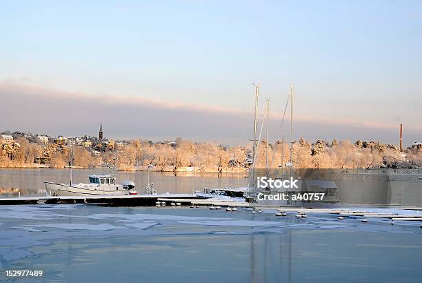 Embankment In Stockholm Stock Photo - Download Image Now - Blue, Cityscape, Cloud - Sky