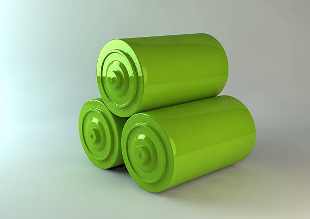 3 D batterie - foto stock