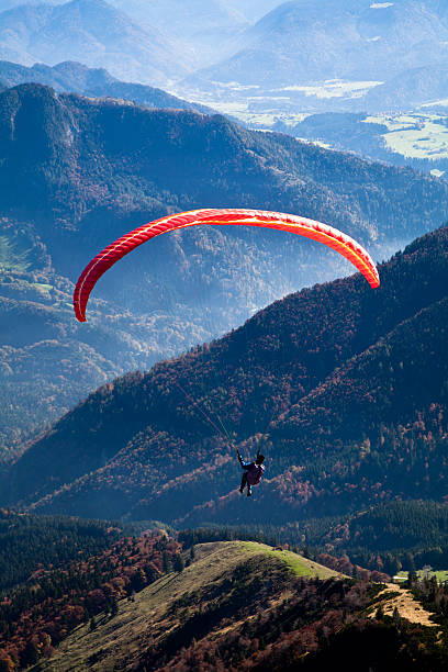 istock Paragliding in the alps 152978885