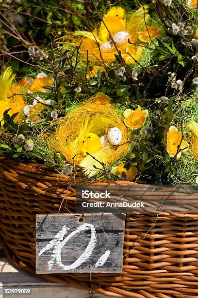 Pasqua Fiori Bouquet - Fotografie stock e altre immagini di Animale - Animale, Bouquet, Cestino