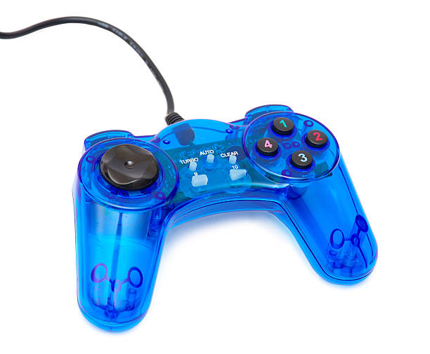 istock The blue glass game controler 152979961