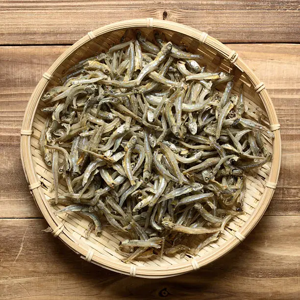 Photo of dried anchovies