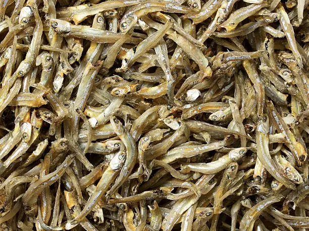 Photo of dried anchovies