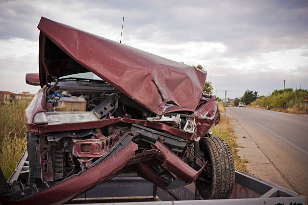 istock Car Accident on the road 152980332