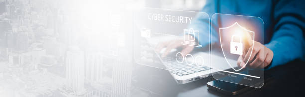 istock Cyber security and Security password login online concept  Hands typing and entering username and password of social media, logging in with smartphone to an online bank account, data protection hacker 1529809664