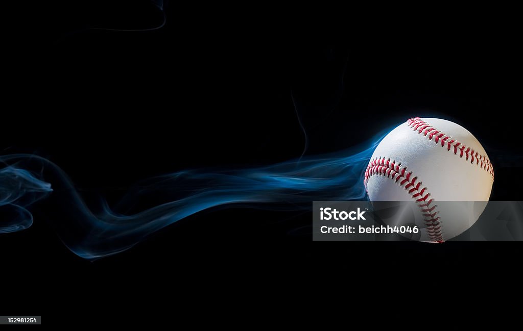 Raucher-Baseball - Lizenzfrei Baseball-Spielball Stock-Foto